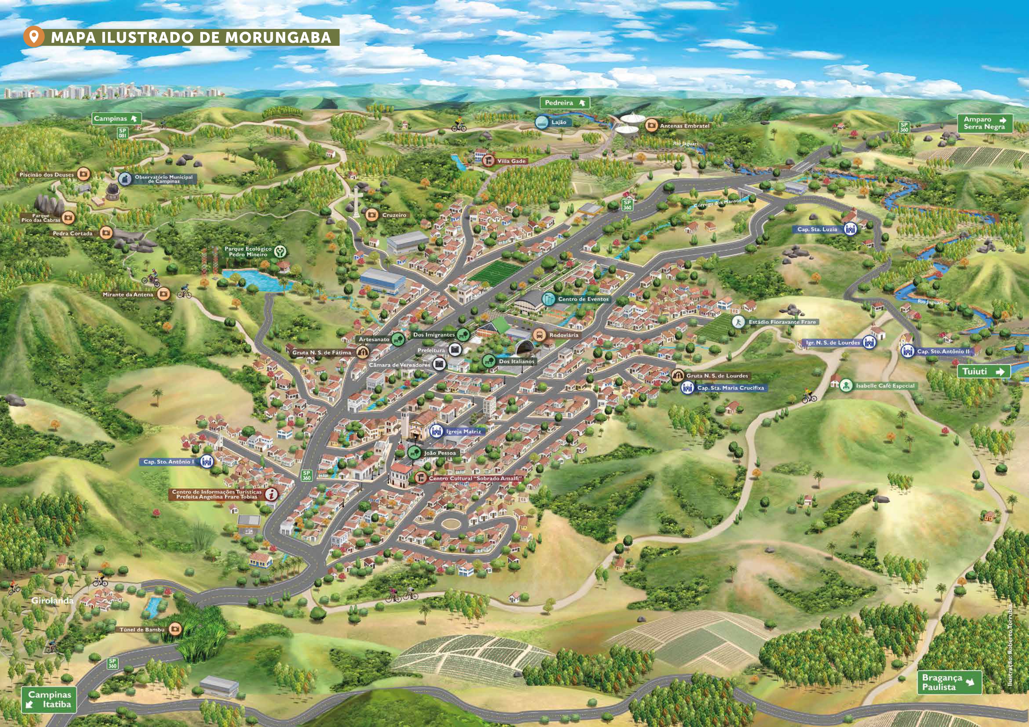 Mapa de Morungaba